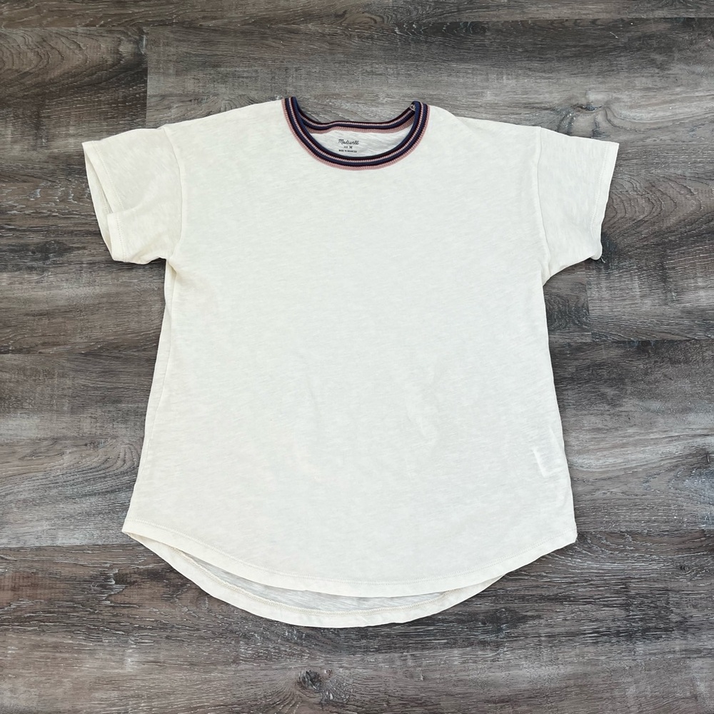 Madewell cotton rib crewneck - Size Medium